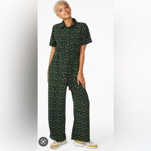 ASOS Monki green dot jumpsuit